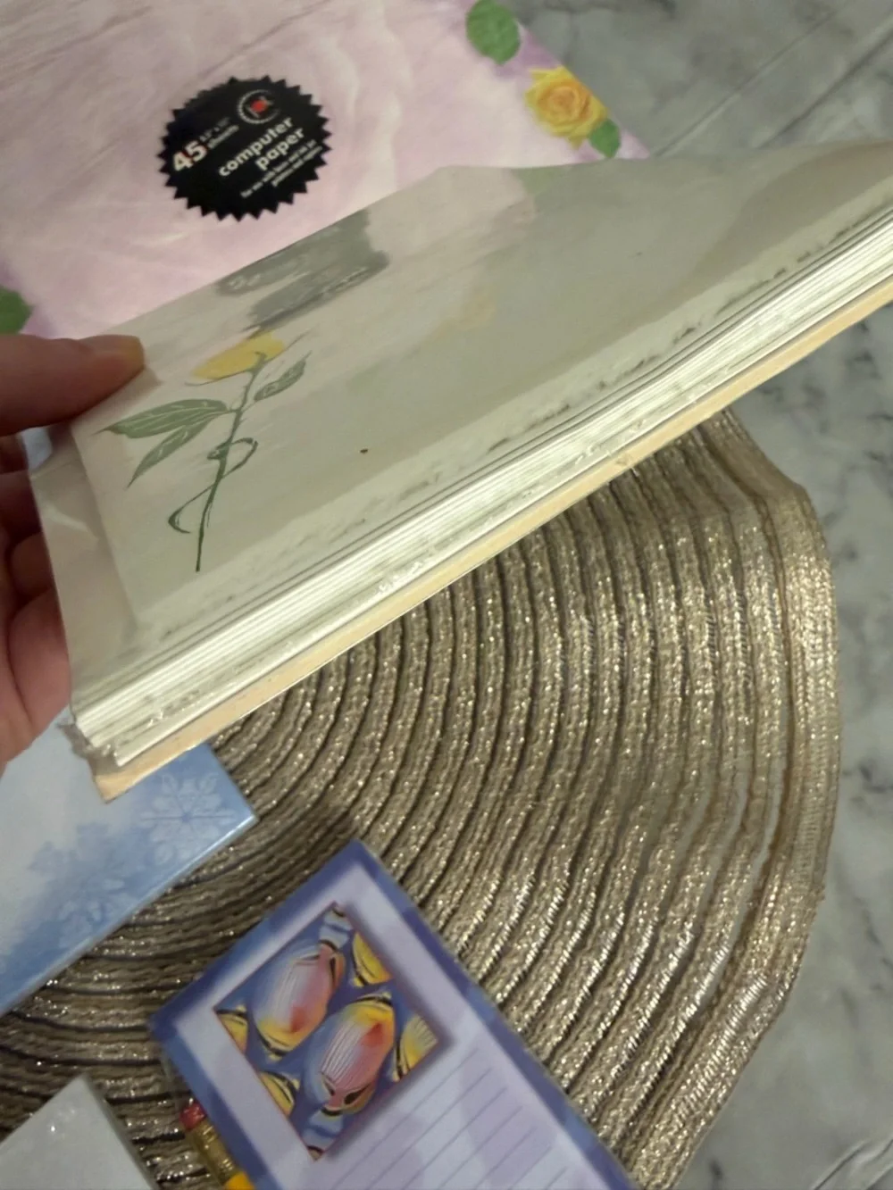 Vintage Y2K Stationery Bundle Lot Notepads Paper Magnetic Lists Floral Nautical